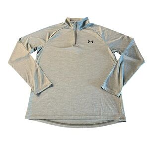Under Armour Light Green 1/4 Zip Performance Pullover